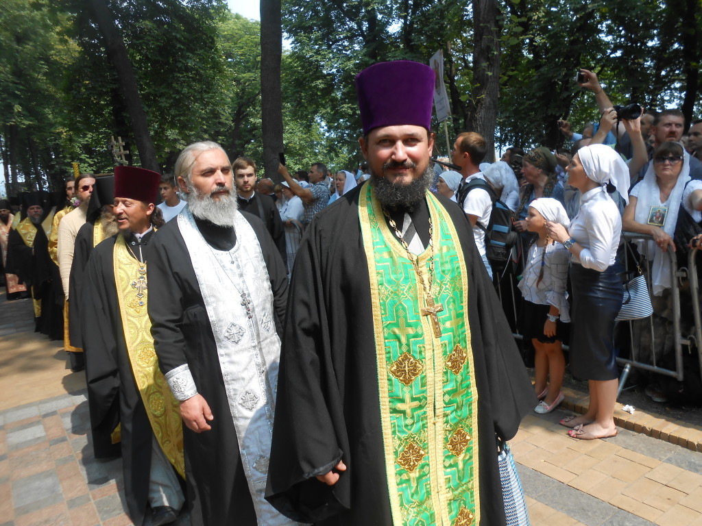 протоиерей Николай Габелко на Всеукраинском крестном ходе, 2016